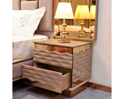 Furnia - Elite Nightstand in Gold