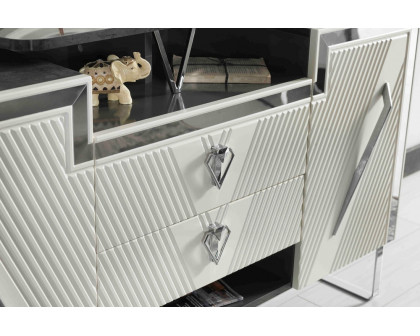 Furnia - Tokyo Dresser with Mirror in Black