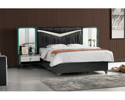 Furnia Tokyo King Size Headboard - Black