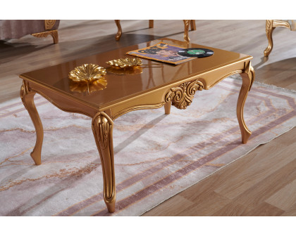 Furnia - Sultan Rectangle Coffee Table in Beige