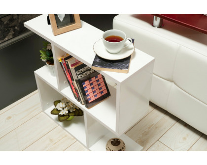 Furnia Alfa Bookcase - White, Wood