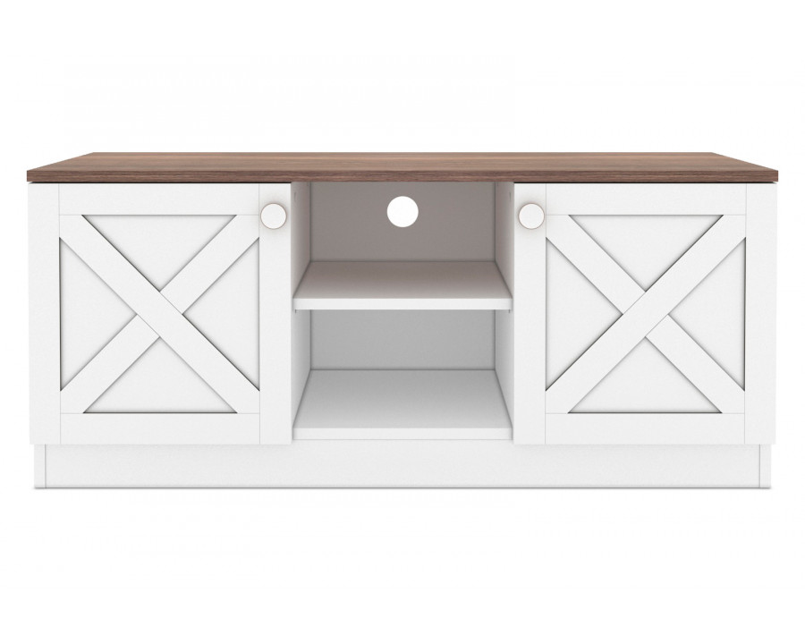 Furnia - Coastal TV Unit in White, Wood