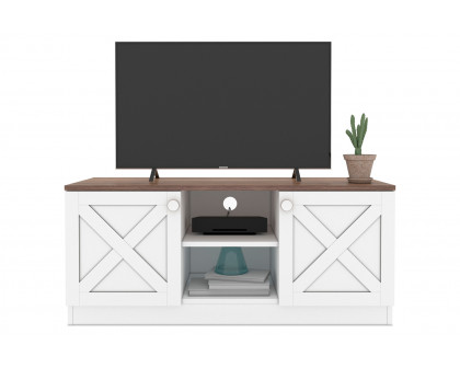 Furnia - Coastal TV Unit in White, Wood