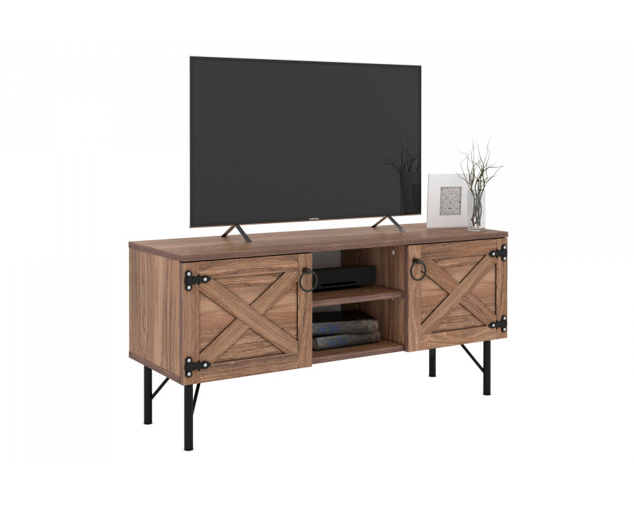 Furnia - Loft TV Unit in Brown, Wood