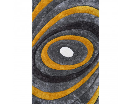 Furnings - Rona Gray 3D Shag Rug