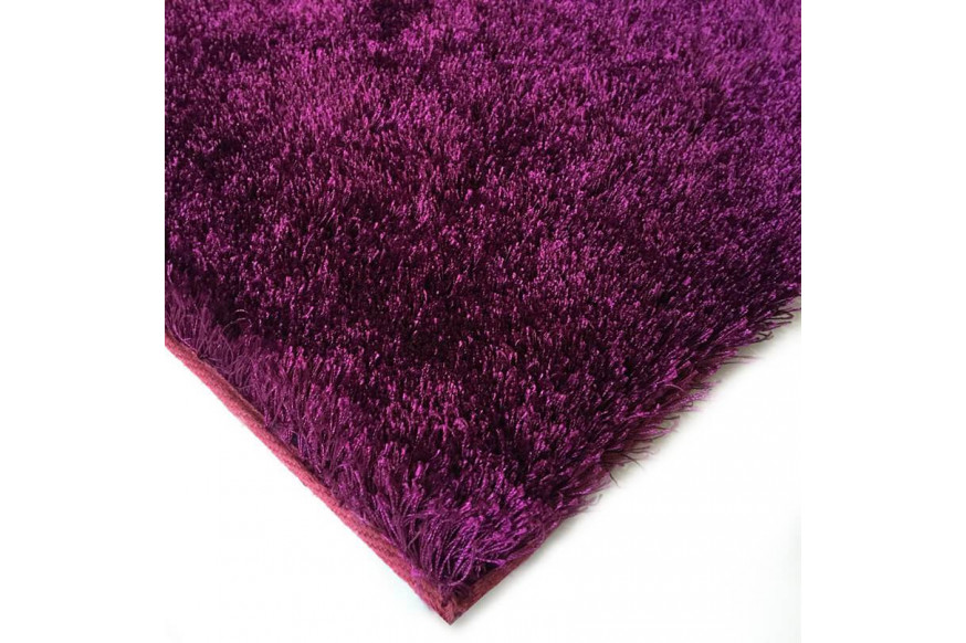 Furnings™ Fuzzy Magenta Area Rug - 3'L x 2'W x 1"H