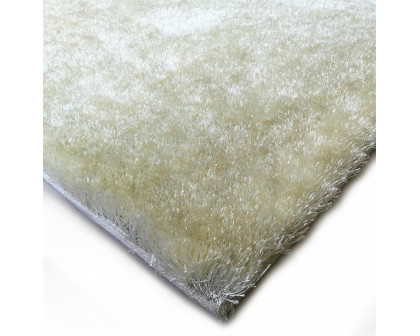 Furnings - Fuzzy White Area Rug