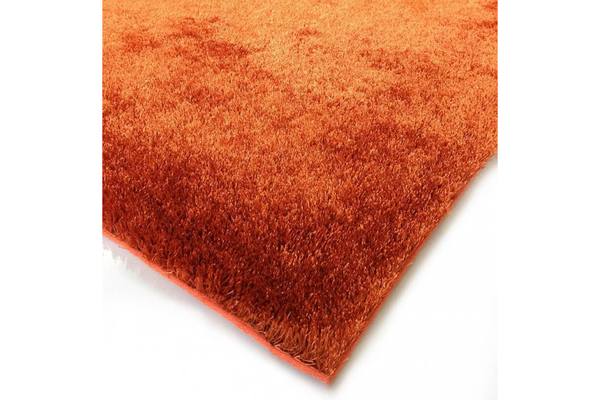 Furnings™ Fuzzy Rust Area Rug - 3'L x 2'W x 1"H