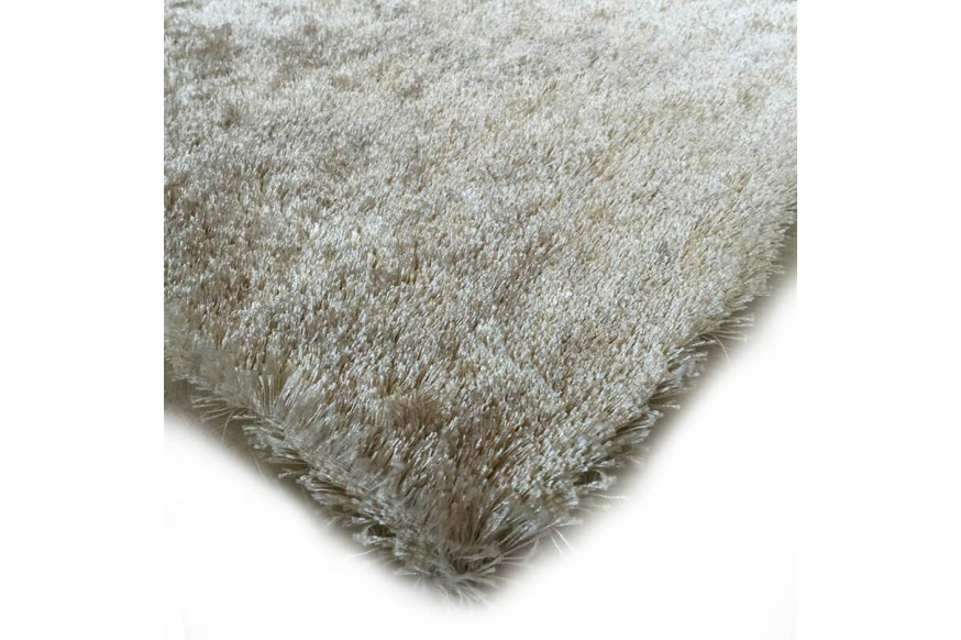 Furnings™ Fuzzy Beige Area Rug - 7'L x 5'W x 1"H