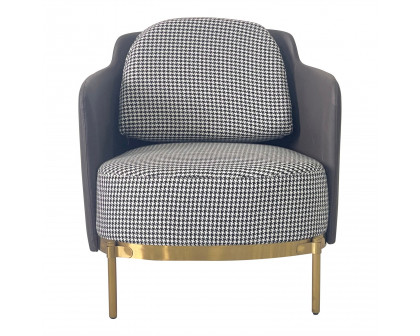 Furnings - Gray and Gold Sofa Chair