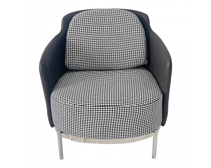 Furnings™ - Gray and Silver Sofa Chair