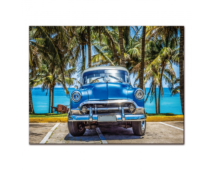 Furnings - Classic Blue Car Acrylic Print Unframed Wall Art