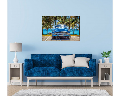 Furnings - Classic Blue Car Acrylic Print Unframed Wall Art