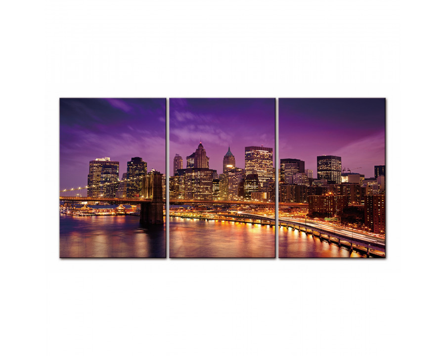 Furnings - City Night Lights Acrylic Wall Art