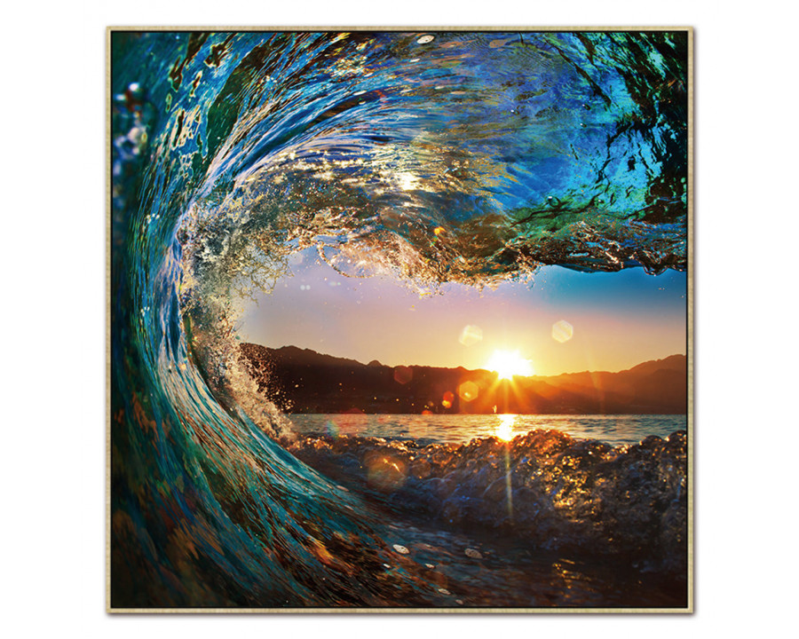 Furnings - Flamboyant Ocean Wave Acrylic Panel Wall Art