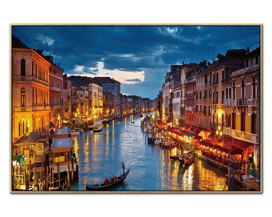 Furnings - Downtown Venice at Dusk Acrylic Print Unframed Wall Art