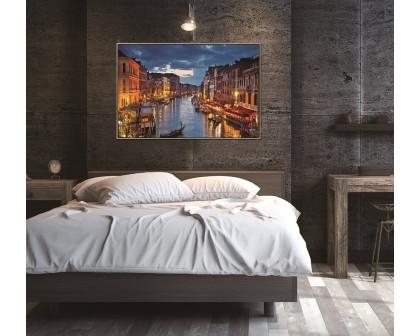 Furnings - Downtown Venice at Dusk Acrylic Print Unframed Wall Art