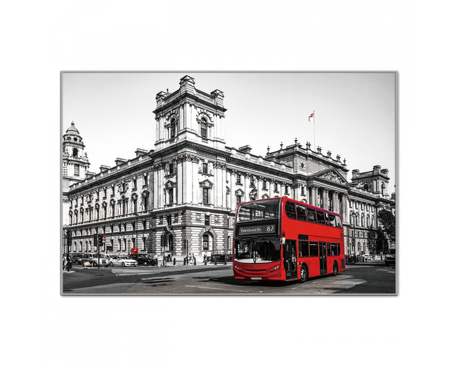 Furnings - "Double-Decker in London" Acrylic Framed Wall Art