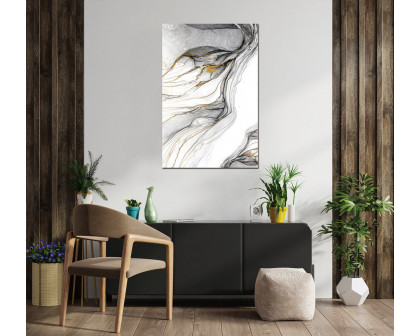 Furnings - "Quartz Veins" Canvas Wall Art