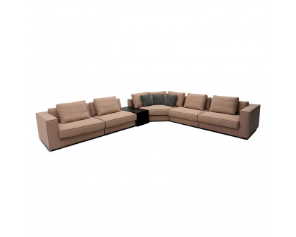 Furnings - Modular Pink Sectional Living Room Set