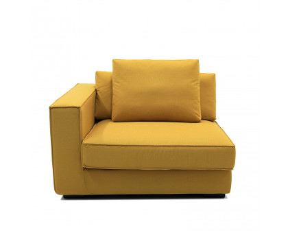 Furnings Modular Yellow Sectional Living Room Set - 6 Pcs Full Set