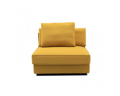 Furnings Modular Yellow Sectional Living Room Set - 6 Pcs Full Set