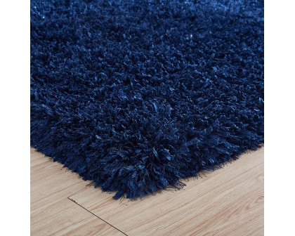 Furnings - "Coral" Shag Area Rug High Pile in Yellow