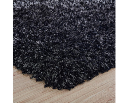 Furnings - "Coral" Shag Area Rug High Pile in Yellow