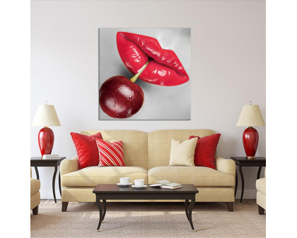 Furnings - Cherry Lips Acrylic Print Unframed Wall Art