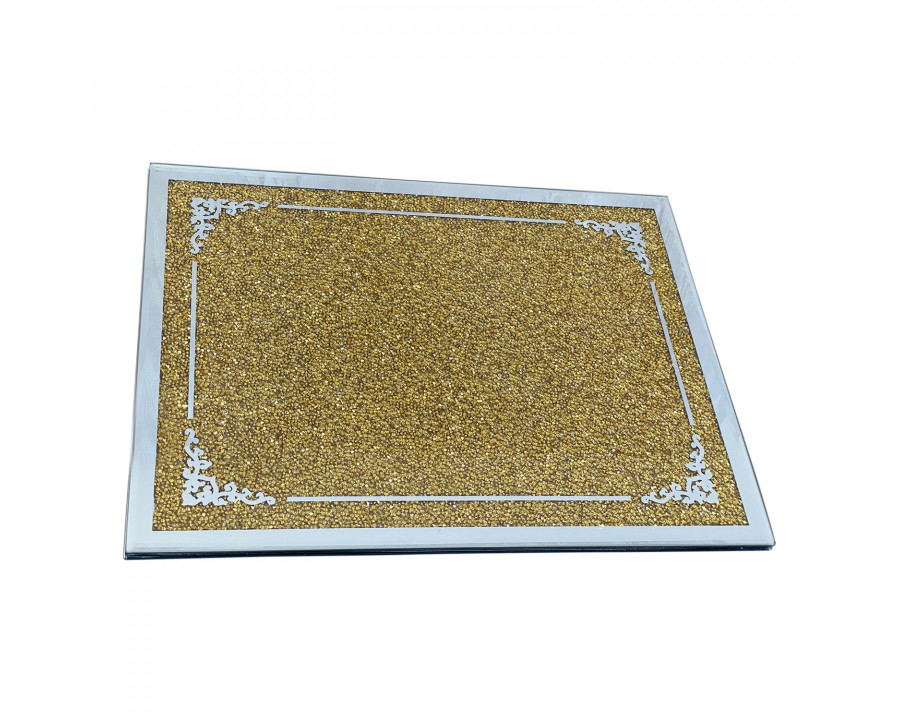 Furnings - Gold Crushed Diamond Chopping Board in Gift Box