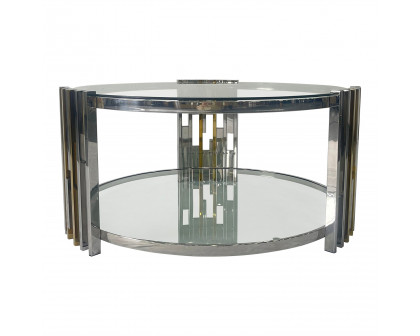 Furnings - Luxury Coffee Table 37.5"D X 18"H