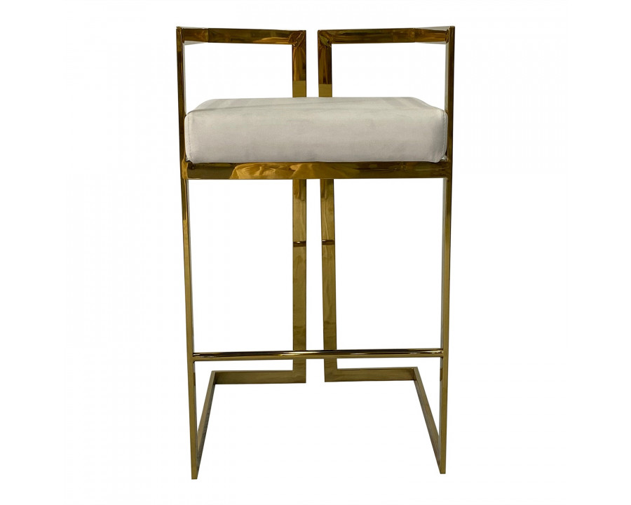 Furnings - Gold and Beige Dining Chair