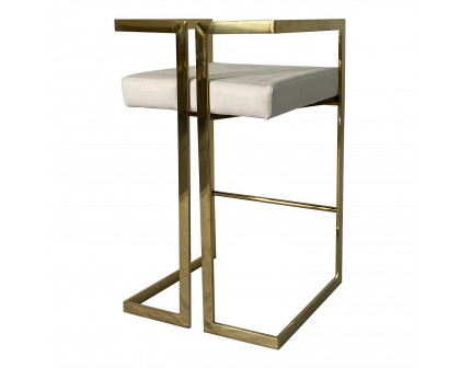 Furnings - Gold and Beige Dining Chair