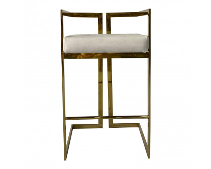 Furnings - Gold and Beige Dining Chair