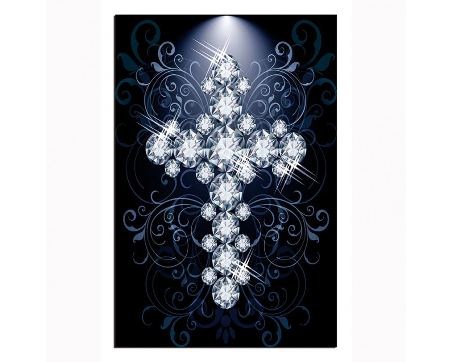 Furnings - Cross of Diamonds Acrylic Print Unframed Wall Art