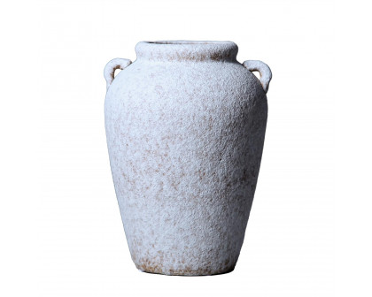 Furnings - Artisan Ceramic Gray Stone Vase