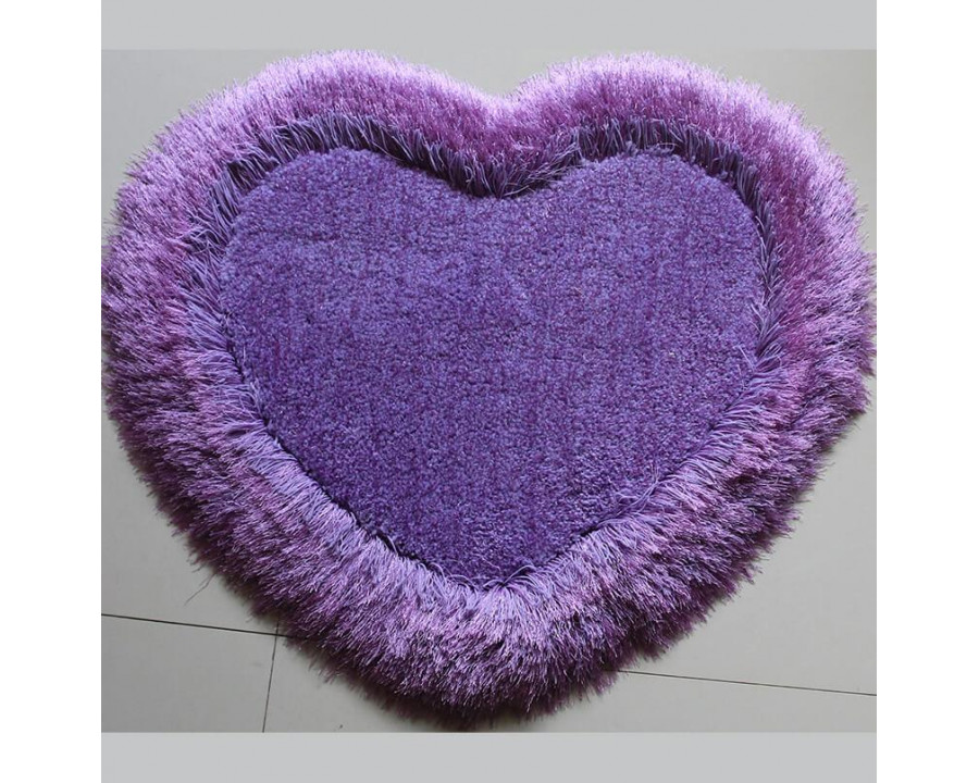 Furnings - Lavender Heart Decorative Area Rug