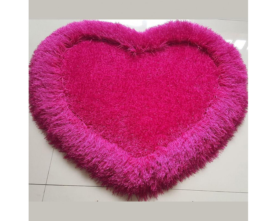 Furnings - Rose Heart Decorative Area Rug