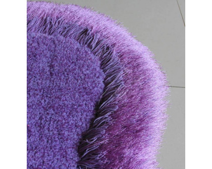 Furnings - Lavender Double Heart Decorative Area Rug