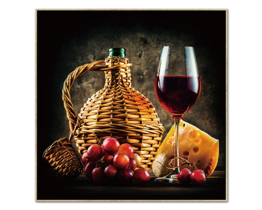 Furnings - Wine and Cheese Pairing Acrylic Print Unframed Wall Art