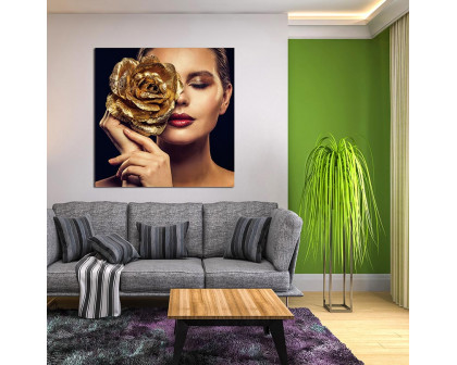 Furnings - Golden Rose Acrylic Print Unframed Wall Art