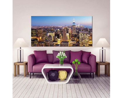 Furnings - Skyline Over Manhattan Acrylic Print Unframed Wall Art