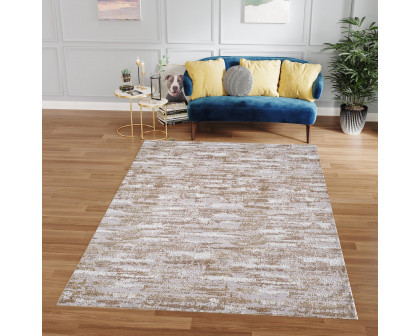 Furnings Milano Washable Shimmer Skin Woven Area Rug - 3'L x 2'W