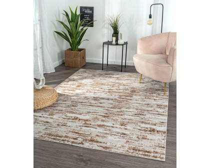 Furnings Milano Washable Shimmer Skin Woven Area Rug - 3'L x 2'W