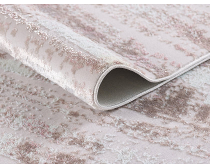 Furnings Milano Washable Champagne Bliss Woven Area Rug - 3'L x 2'W