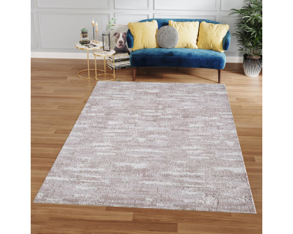 Furnings Milano Washable Champagne Bliss Woven Area Rug - 3'L x 2'W