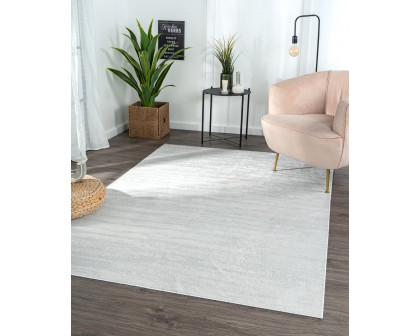 Furnings Milano Washable Pale Celadon Woven Area Rug - 3'L x 2'W