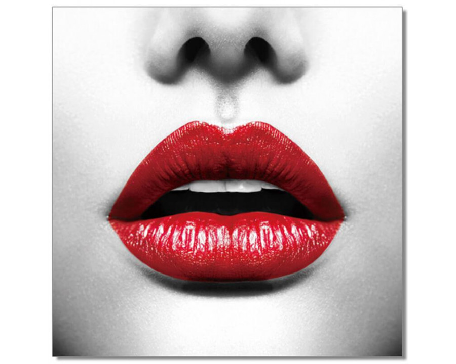 Furnings - Red Lips Acrylic Print Unframed Wall Art