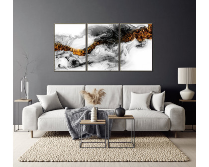 Furnings - Light Energy Triptych Acrylic Wall Art