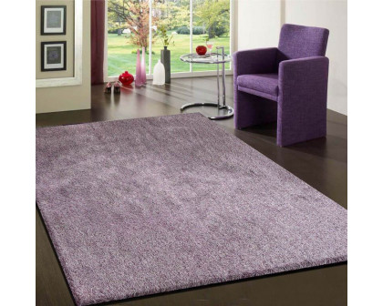 Furnings - Lavender Shag Area Rug Fancy Collection